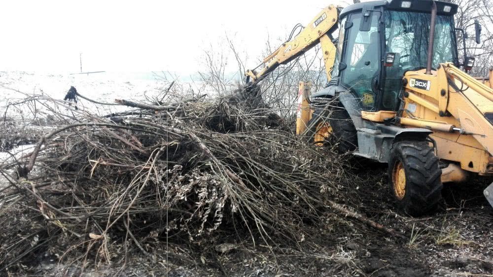 Комплексный вывоз деревьев и порубочных остатков в городе Колывань
