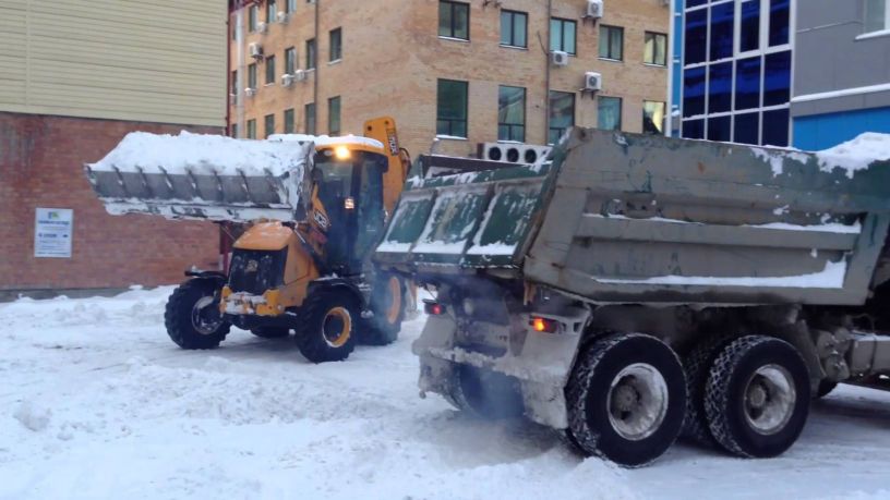 Уборка и Вывоз снега в Новосибирске