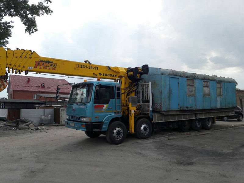 Перевозка строительных вагончиков в городе Колывань